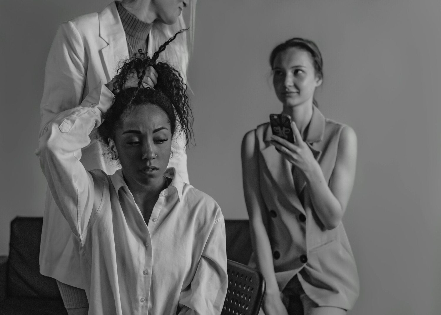 Femmes du cinéma en coulisses lors du festival